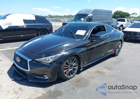 2017 Infiniti Q60 Red Sport 400 из США, поврежденный, VIN JN1FV7EL9HM700856